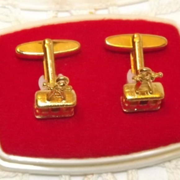 Unique Vintage Art Deco XX 3D Cufflinks - Picture 2 of 5
